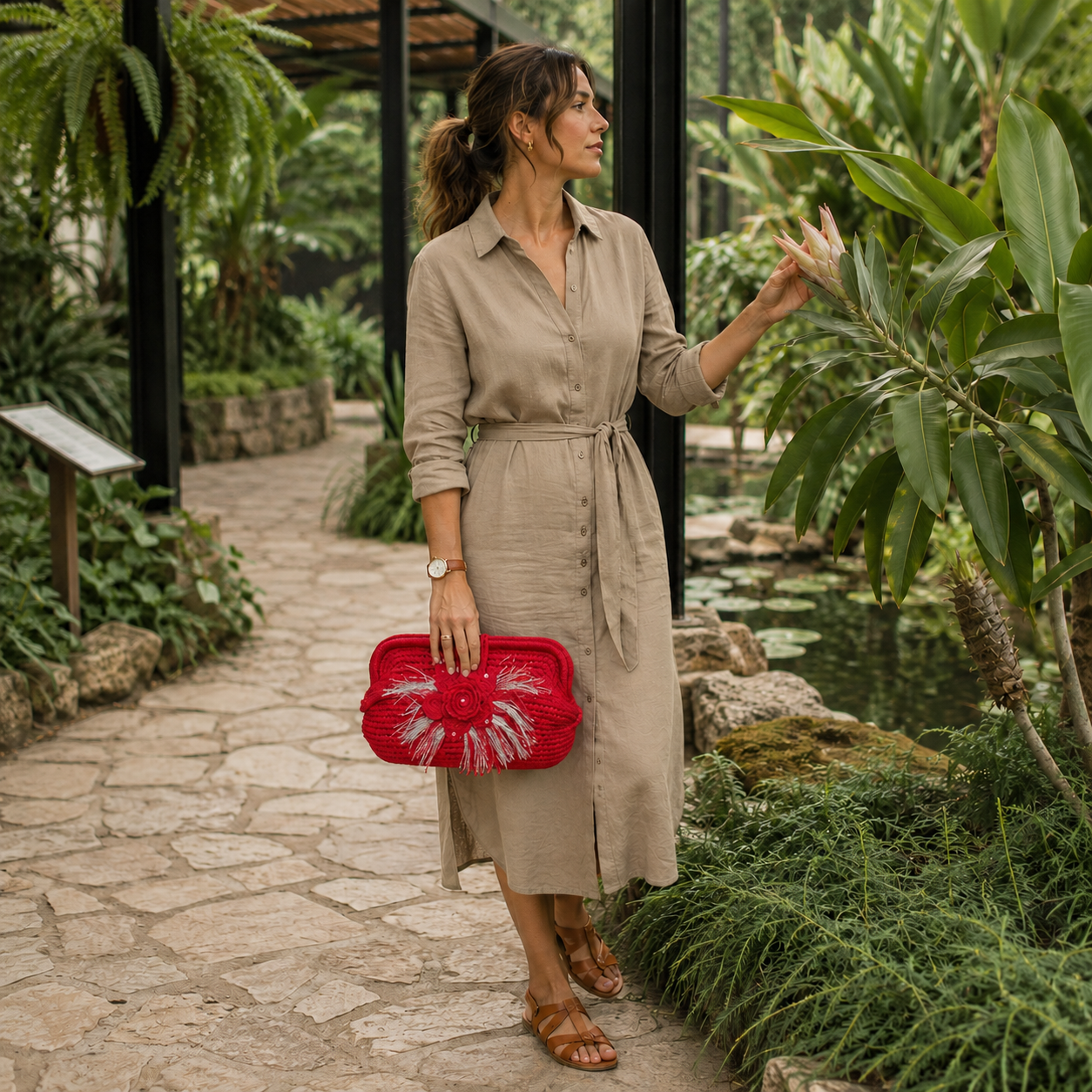 Bolso Amor Incondicional con conjunto casual