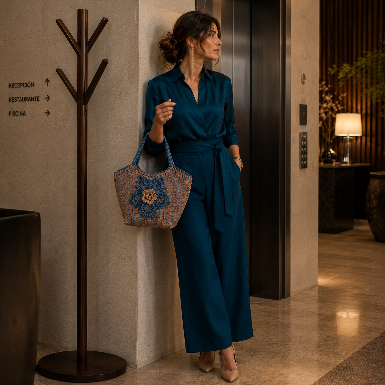 Arena y Lirios con look elegante
